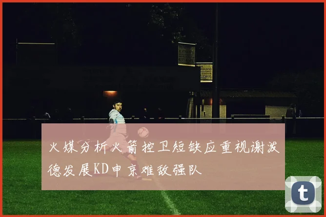 火媒分析火箭控卫短缺应重视谢泼德发展KD申京难敌强队